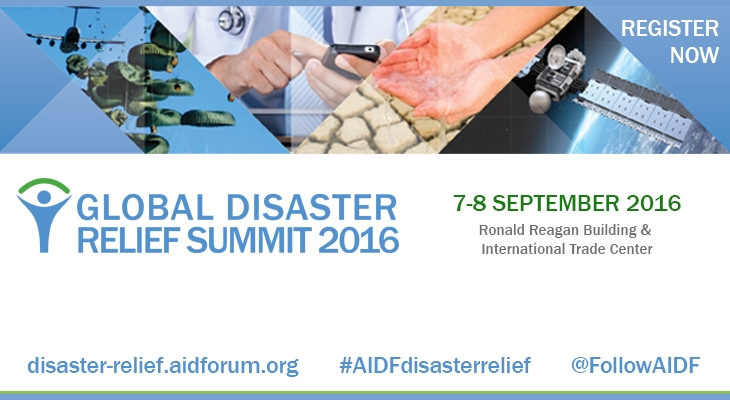 Dates and topics announced for 8th AIDF Global Disaster Relief Summit 2016